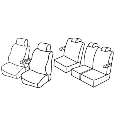QF23020.JPG Set Coprisedili Superior Nocciola Mazda 5 5p Serie 23000 Coprisedili Su Misura Qf23020a