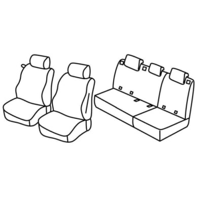 QF24003.JPG Set Coprisedili Superior Nocciola Mercedes Classe A 5p Serie 24000 Coprisedili Su Misura Qf24003a