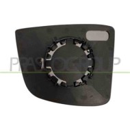 PRASCO FT9107503 PIASTRA SPECCHIO DESTRA SUPERIORE (LATO PASSEGGERO) CONVESSA CROMATA SPECIFICA PER DOBLO' DAL 2009 AL 2014.