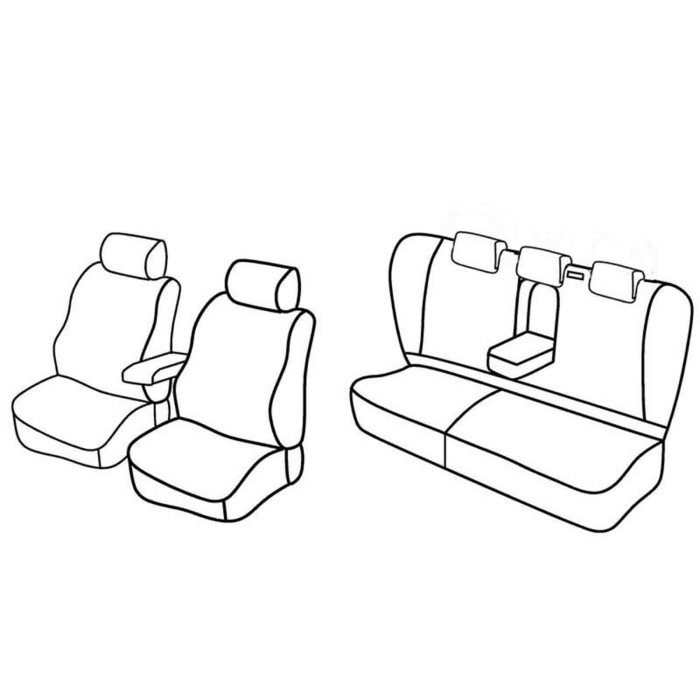 QF24013.JPG Set Coprisedili Superior Beige Mercedes Classe C 4p Serie 24000 Coprisedili Su Misura Qf24013b