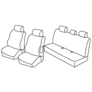 QF24014.JPG Set Coprisedili Superior Nero/rosso Mercedes Classe C 4p Serie 24000 Coprisedili Su Misura Qf24014e