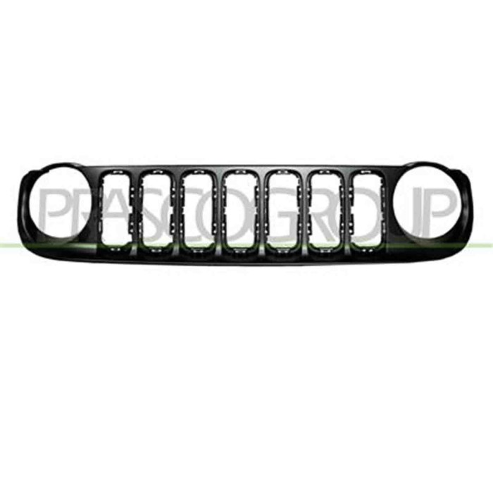 JE1002001_1.JPG Griglia Radiatore Superiore Nera Per Jeep Renegade Dal 2014 Al 2018