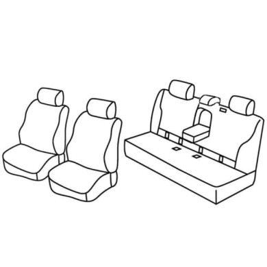 QF24023.JPG Set Coprisedili Superior Nocciola Mercedes Classe E 4p Serie 24000 Coprisedili Su Misura Qf24023a