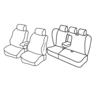 QF24024.JPG Set Coprisedili Superior Grigio/nero Mercedes Classe E Sw Serie 24000 Coprisedili Su Misura Qf24024c