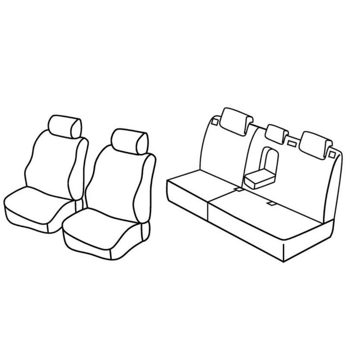 QF24027.JPG Set Coprisedili Superior Beige Mercedes Ml Serie 24000 Coprisedili Su Misura Qf24027b