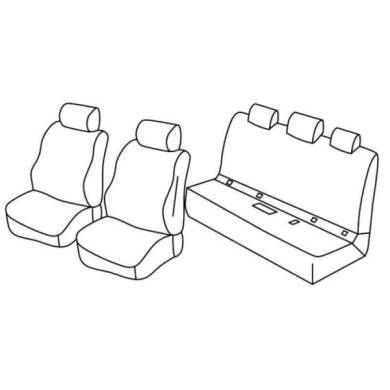 QF24030.JPG Set Coprisedili Superior Nocciola Mercedes Classe C 4p Serie 24000 Coprisedili Su Misura