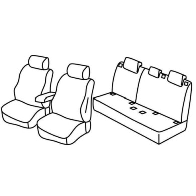 QF24031.JPG Set Coprisedili Superior Nero/blu Mercedes Classe A 5p Serie 24000 Coprisedili Su Misura Qf24031d