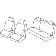 QF24032.JPG Set Coprisedili Superior Grigio/nero Mercedes Classe A 5p Serie 24000 Coprisedili Su Misura Qf24032c