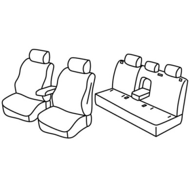 QF26001.JPG Set Coprisedili Superior Nocciola Mitsubishi Outlander Serie 26000 Coprisedili Su Misura Qf26001a