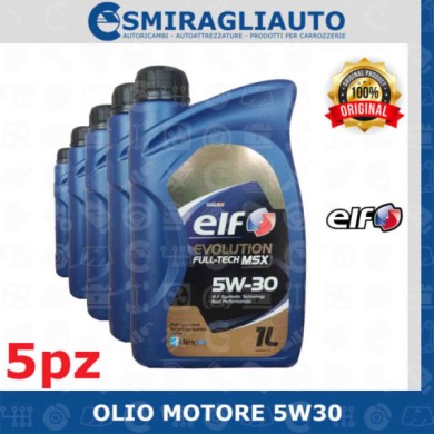 144381-large_default.jpg Olio Motore Elf Evolution Fulltech Msx 5w30 5 Litri Benzina E Diesel