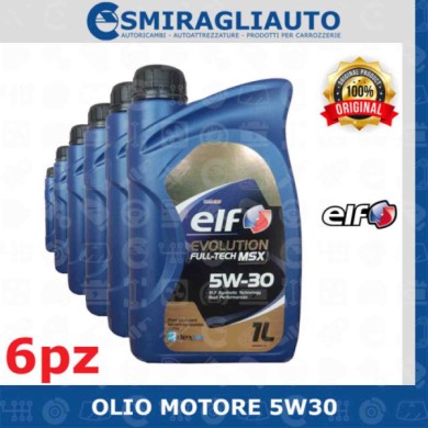 144382-large_default.jpg Olio Motore Elf Evolution Fulltech Msx 5w30 6 Litri Benzina E Diesel