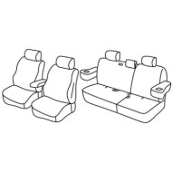 QF26005.JPG Set Coprisedili Superior Nocciola Mitsubishi Pajero 5p Serie 26000 Coprisedili Su Misura