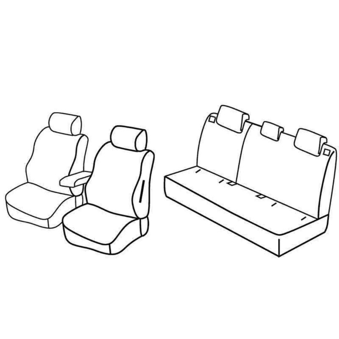 QF27014.JPG Set Coprisedili Superior Grigio/nero Nissan Qashqai Serie 27000 Coprisedili Su Misura Qf27014c