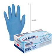 Guanti in nitrile blu azzurri PROFESSIONALI senza polvere, sensibili ambidestri - TAGLIA XL - SCATOLA DA 100 GUANTI