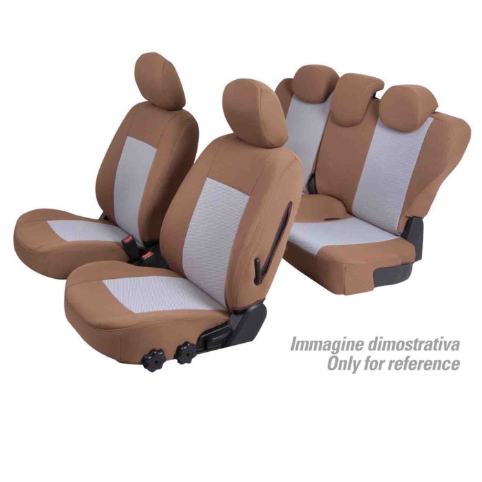 NEUTRO.jpg Set Coprisedili Superior Nocciola Nissan Qashqai+2 Serie 27000 Coprisedili Su Misura Qf27017a