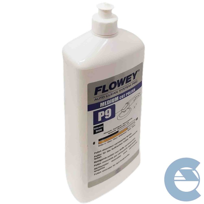Flowey Polish Medio per LUCIDATURA P9-1 Cera Auto per CARROZZERIA Car Detailing