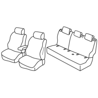 QF27023.JPG Set Coprisedili Superior Grigio/nero Nissan Qashqai Serie 27000 Coprisedili Su Misura Qf27023c
