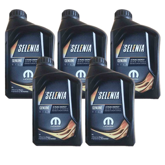 SELENIA-K-5-LITRI.jpg Olio Motore Selenia K 5w-40 Multiair Sintetico Acea C3 Euro 5. 5 Litri
