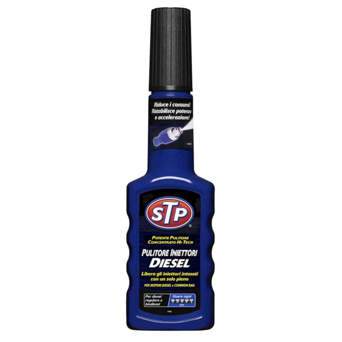 STP2.jpg Stp Pulitore Iniettori Diesel E Common Rail 200 Ml Stp