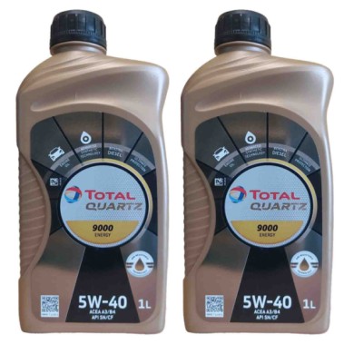 TOTAL-QUARTZ-9000_2-PEZZI.jpg Total Quartz 9000 Energy 5w-40 Olio Motore Benzina Gpl E Diesel Fap Dpf 2 Litri
