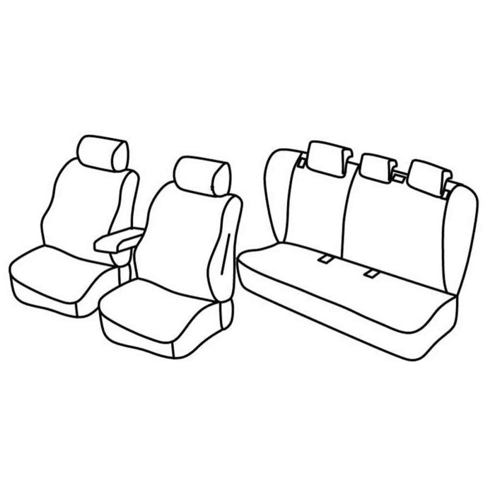 QF28054.JPG Set Coprisedili Superior Nocciola Opel Insignia 4p Serie 28000 Coprisedili Su Misura Qf28054a