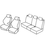 QF28059.JPG Set Coprisedili Superior Nocciola Opel Meriva Serie 28000 Coprisedili Su Misura Qf28059a