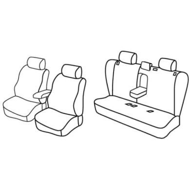 QF28063.JPG Set Coprisedili Superior Nero/blu Opel Vectra 5p Serie 28000 Coprisedili Su Misura Qf28063d