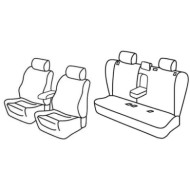QF28064.JPG Set Coprisedili Superior Nocciola Opel Vectra 5p Serie 28000 Coprisedili Su Misura