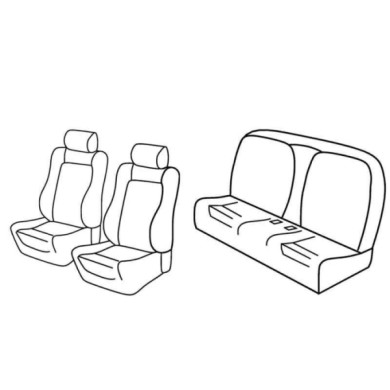 QF29014.JPG Set Coprisedili Superior Nero/blu Peugeot 207 Cc Serie 29000 Coprisedili Su Misura