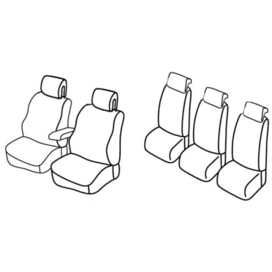 QF29039.JPG Set Coprisedili Superior Nero/blu Peugeot 308 Sw Serie 29000 Coprisedili Su Misura Qf29039d