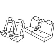 QF29051.JPG Set Coprisedili Superior Grigio/nero Peugeot 3008 Serie 29000 Coprisedili Su Misura Qf29051c