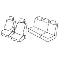 QF30145.JPG Set Coprisedili Superior Beige Renault Megane Iii C-c Serie 30000 Coprisedili Su Misura Qf30145b