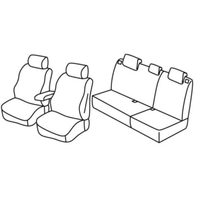 QF30153.JPG Set Coprisedili Superior Nero/blu Renault Modus Serie 30000 Coprisedili Su Misura Qf30153d