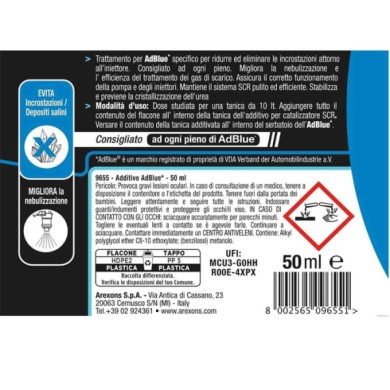 a4.jpg Arexons 9655 Additivo Anticristalli Adblue 50 Ml