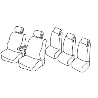 QF30174.JPG Set Coprisedili Superior Nero/rosso Renault Espace Serie 30000 Coprisedili Su Misura Qf30174e