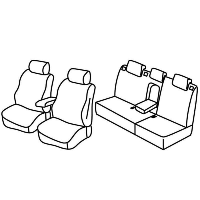 QF30177.JPG Set Coprisedili Superior Beige Renault Fluence Serie 30000 Coprisedili Su Misura