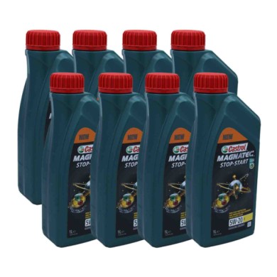 CAS.jpg Castrol Magnatec Start E Stop 5w20 Totalmente Sintetico 8 Litri