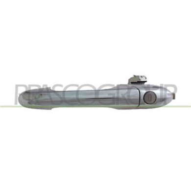 FT0308002_1.JPG Maniglia Esterna Anteriore Sinistra Cromata Per Fiat 500 Dal 2007 Al 2015