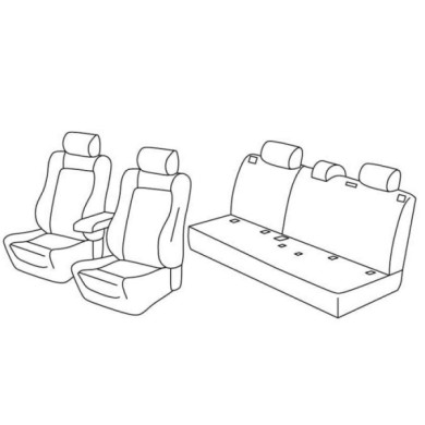 QF30180.JPG Set Coprisedili Superior Nocciola Renault Kadjar Serie 30000 Coprisedili Su Misura
