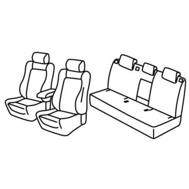 QF31036.JPG Set Coprisedili Superior Nero/grigio Seat Ateca Serie 31000 Coprisedili Su Misura Qf31036f