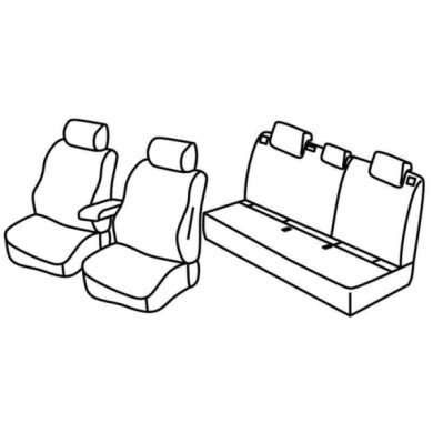 QF31040.JPG Set Coprisedili Superior Nero/grigio Seat Ateca Serie 31000 Coprisedili Su Misura