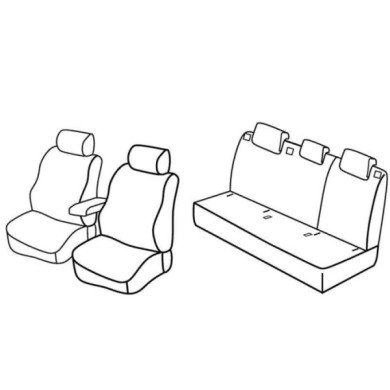 QF32028.JPG Set Coprisedili Superior Grigio/nero Toledo-rapid 5p Serie 32000 Coprisedili Su Misura