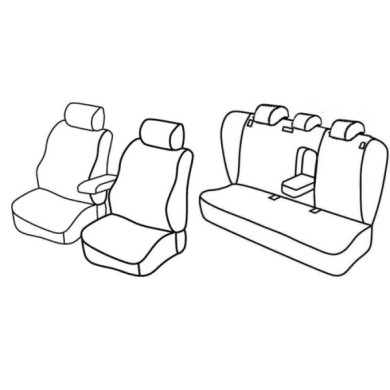QF32034.JPG Set Coprisedili Superior Grigio/nero Skoda Superb 4p Serie 32000 Coprisedili Su Misura Qf32034c