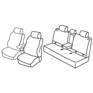 QF34001.JPG Set Coprisedili Superior Grigio/nero Subaru Forester Serie 34000 Coprisedili Su Misura Qf34001c