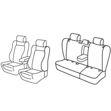 QF36009.JPG Set Coprisedili Superior Beige Toyota Avensis 4p Serie 36000 Coprisedili Su Misura Qf36009b