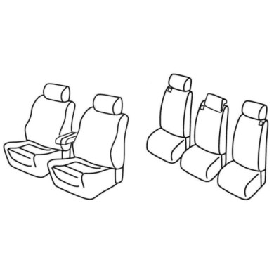 QF36019.JPG Set Coprisedili Superior Beige Toyota Corolla Verso Serie 36000 Coprisedili Su Misura Qf36019b
