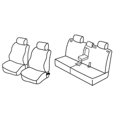 QF36021.JPG Set Coprisedili Superior Nero/grigio Toyota Land Cruiser 3p-land Cruiser 5p Serie 36000 Coprisedili Su Misura
