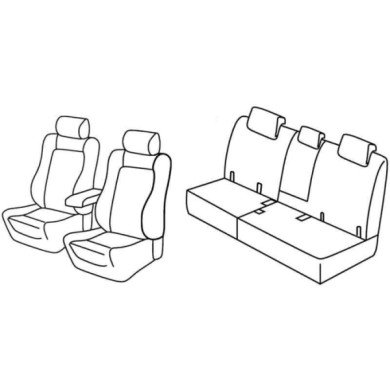 QF36027.JPG Set Coprisedili Superior Beige Toyota Rav4 Serie 36000 Coprisedili Su Misura Qf36027b