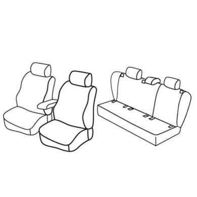 QF37036.JPG Set Coprisedili Superior Nero/blu Volkswagen Golf V 5p Serie 37000 Coprisedili Su Misura Qf37036d