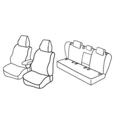 QF37041.JPG Set Coprisedili Superior Nocciola Volkswagen Golf V 5p Serie 37000 Coprisedili Su Misura Qf37041a